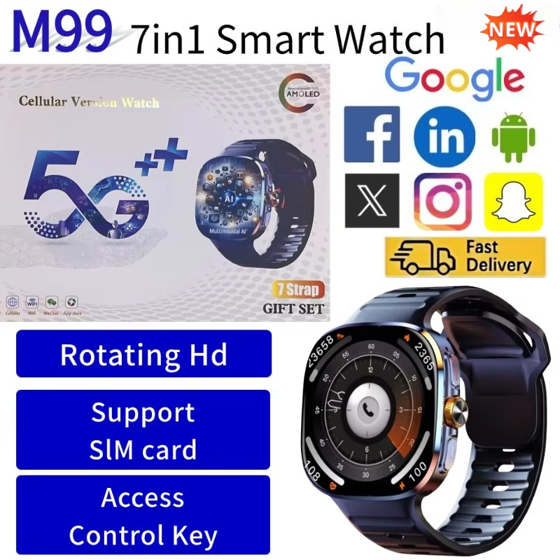 Cycling Heart Rate Monitor - Nouvelle montre connectée M99, carte SIM
