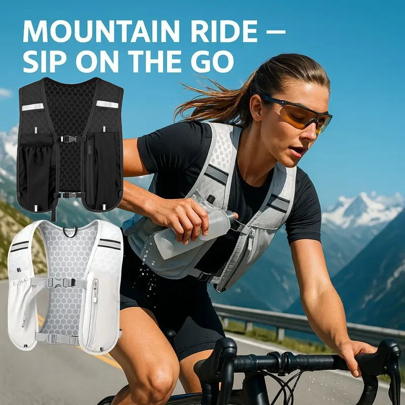 Cycling Gear Men - Gilet de sport unisexe, imperméable et