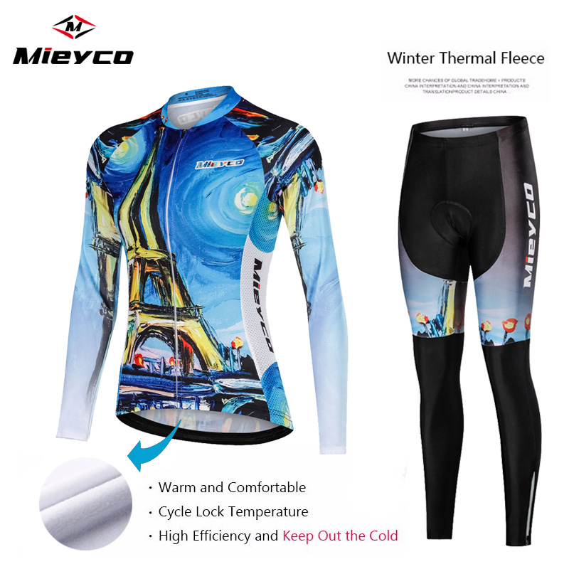 Cycling Gear Women Sale - Ensemble de maillot de cyclisme thermique
