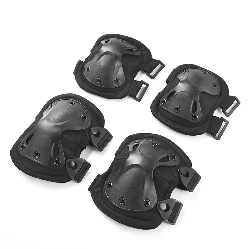 Cycling Gear Pas - Ensemble de protections tactiques pour genoux