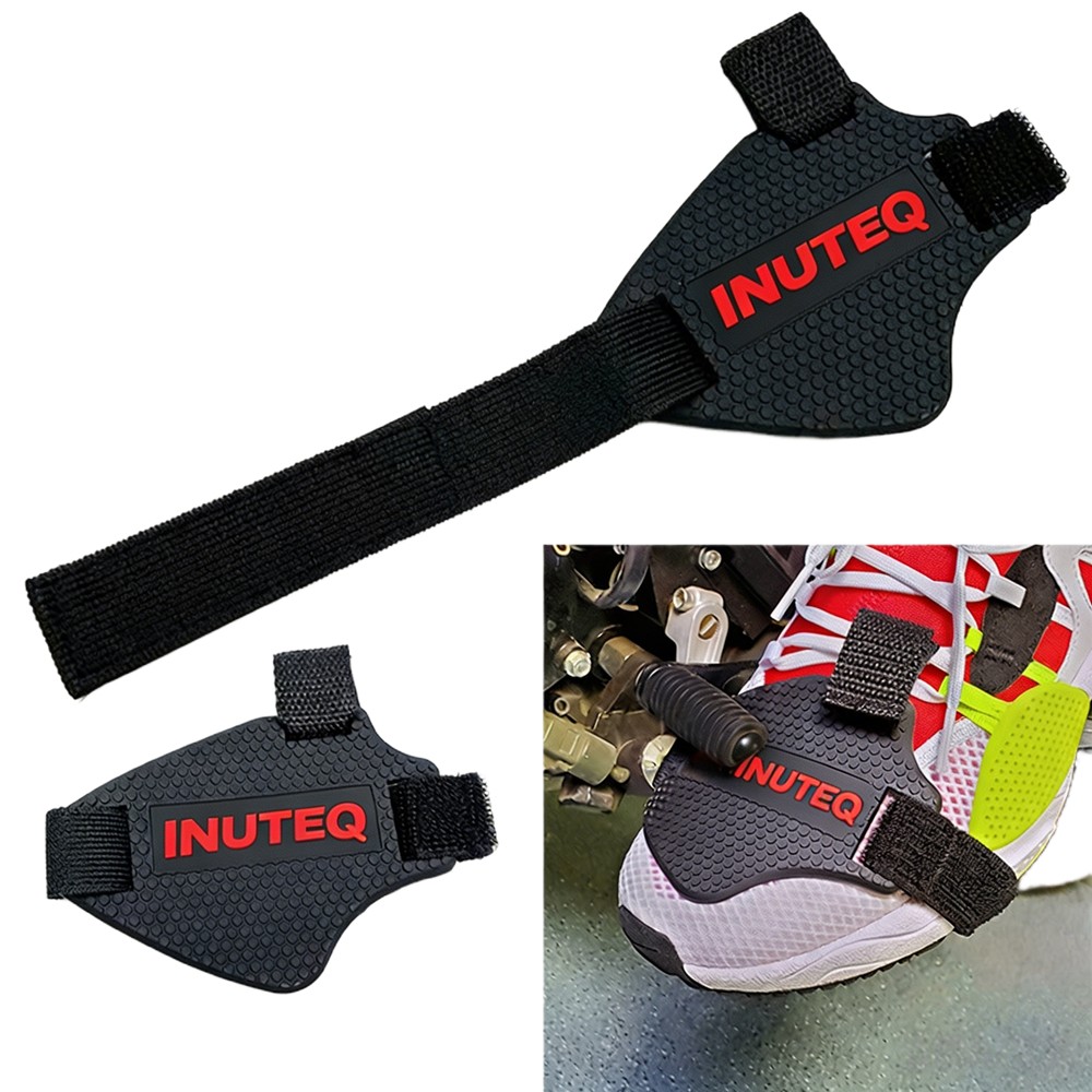 Cycling Gear Pas - Protège-chaussures réglables antidérapants pour moto, ceinture