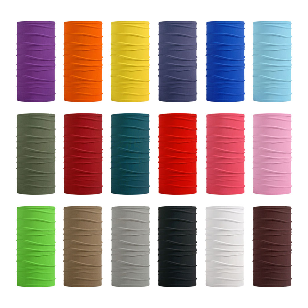 Cycling Gear Men - Bandanas de couleur unie sans couture