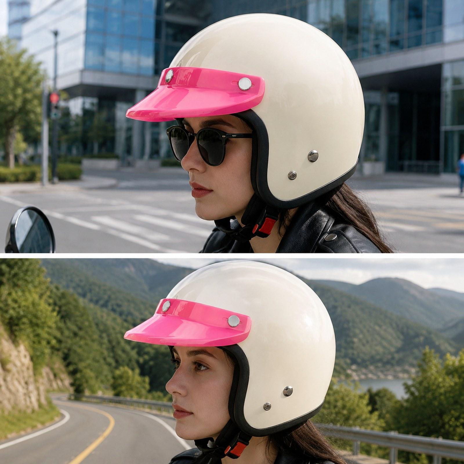 Visière de casque de moto rétr - Bicycle Helmet avis et prix