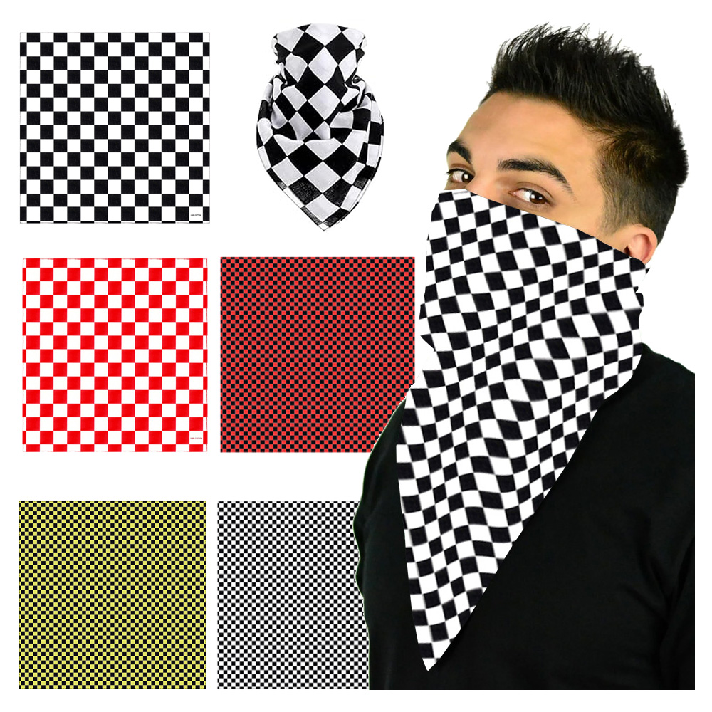 Bandana de course à carreaux u - Cycling Gear Pas avis et prix