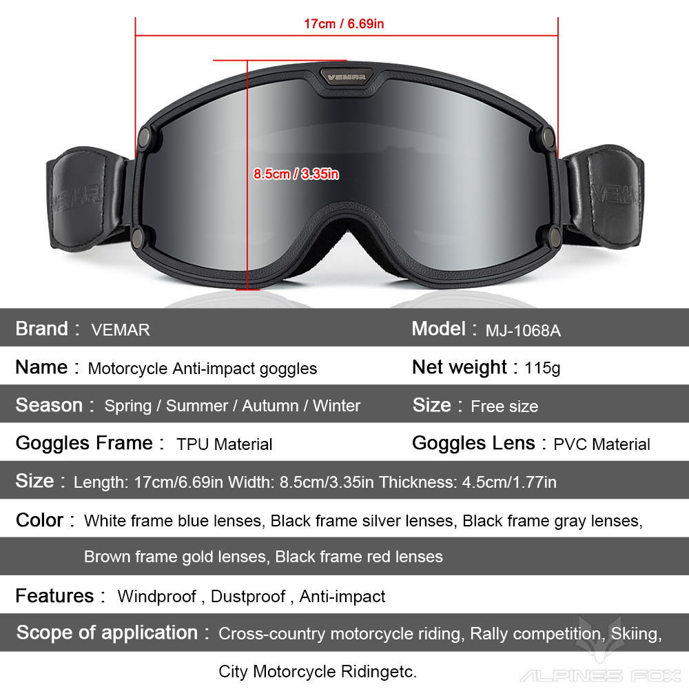 Lunettes de moto rétro VEMAR,  - Aero Cycling Helmet avis et prix